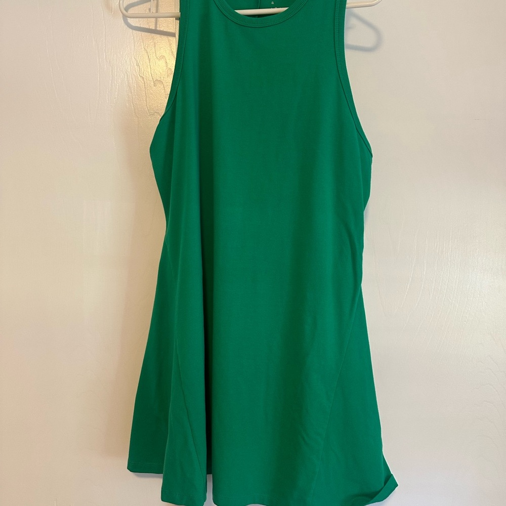 A New Day Green Sleeveless Mini Dress